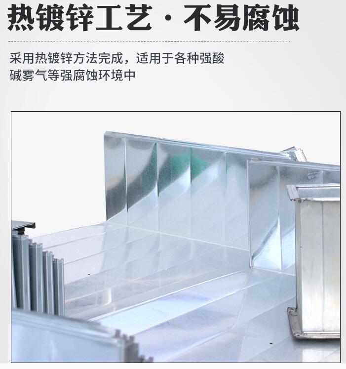 方形白鐵皮鍍鋅風(fēng)管